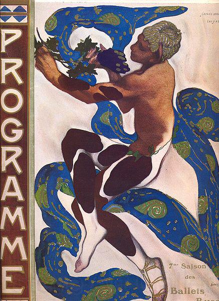Leon Bakst in the ballet Afternoon of a Faun 1912 Germany oil painting art